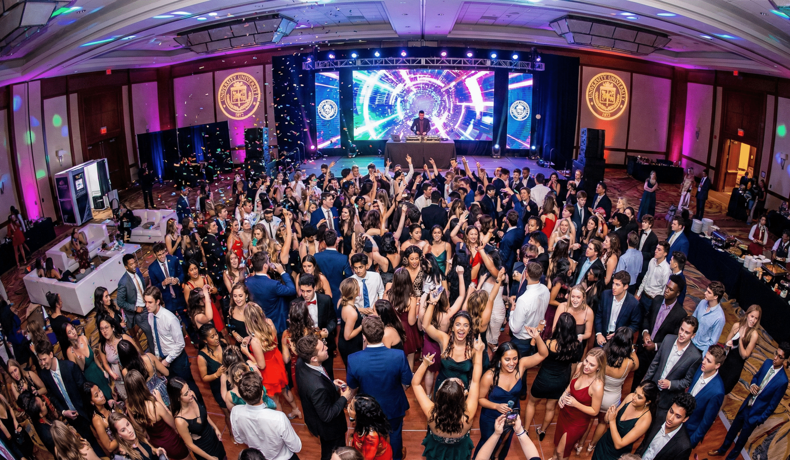 Professional school event sound system and lighting rental for graduations in Tulsa Oklahoma